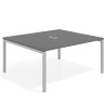 mesa co working 120x142 gris tormenta kube mesa coworking fondo 142cm recto 1