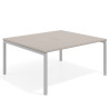 mesa co working 120x142 rayado coco kube mesa coworking fondo 142cm recto 1
