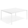 mesa co working 120x142 blanco mate kube mesa coworking fondo 142cm recto 1