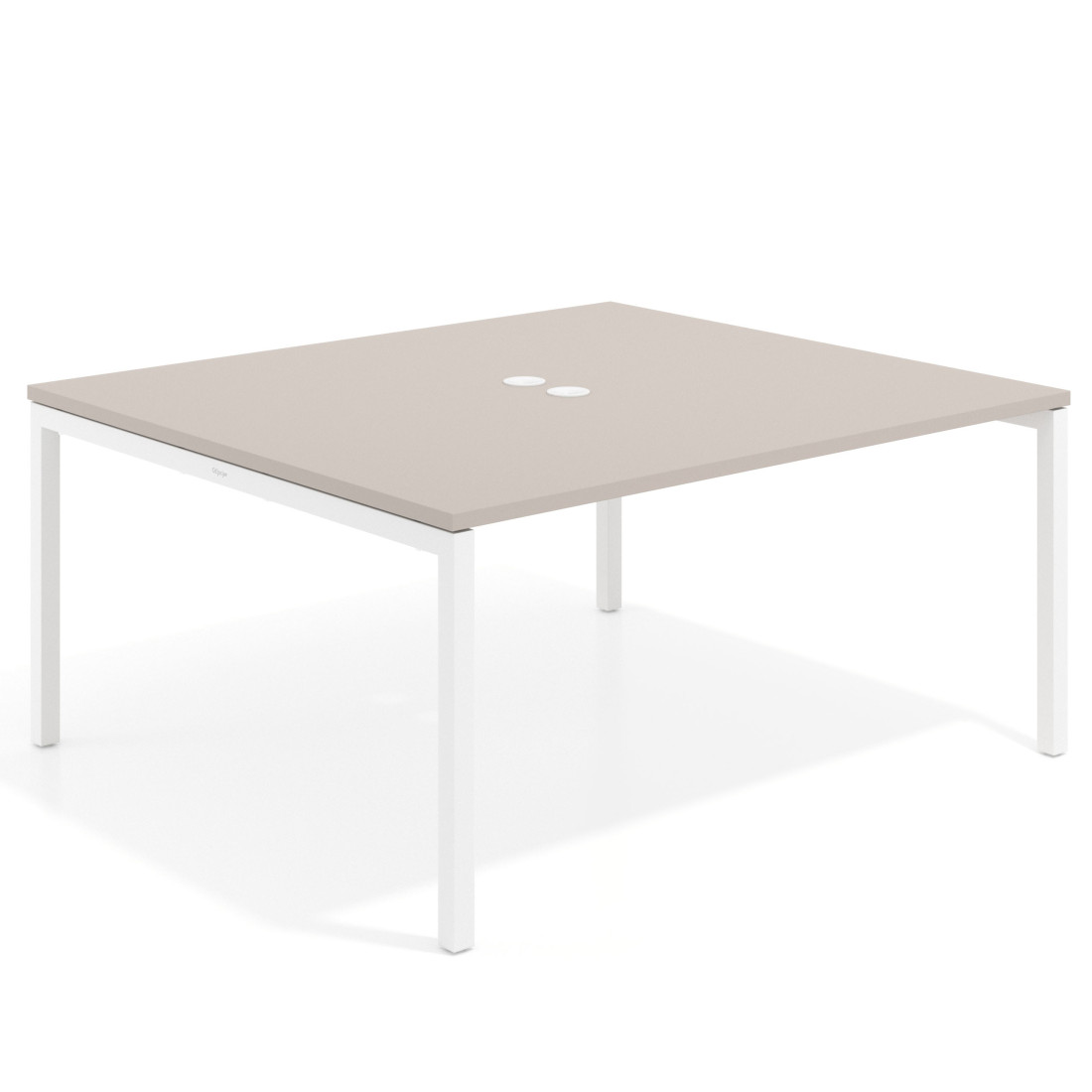mesa co working 120x142 gris coco kube mesa coworking fondo 142cm recto 1