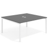 mesa co working 160x142 gris tormenta kube mesa coworking fondo 142cm recto 1