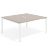 mesa co working 120x142 rayado coco kube mesa coworking fondo 142cm recto 1