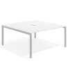 mesa co working 120x166 blanco mate kube mesa coworking fondo 166cm recto 1