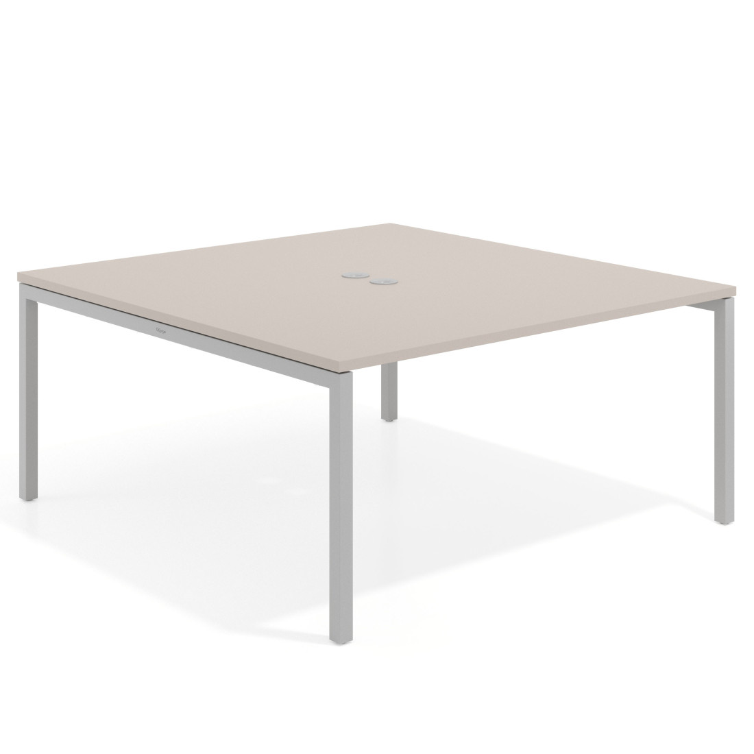 mesa co working 140x166 gris coco kube mesa coworking fondo 166cm recto 1