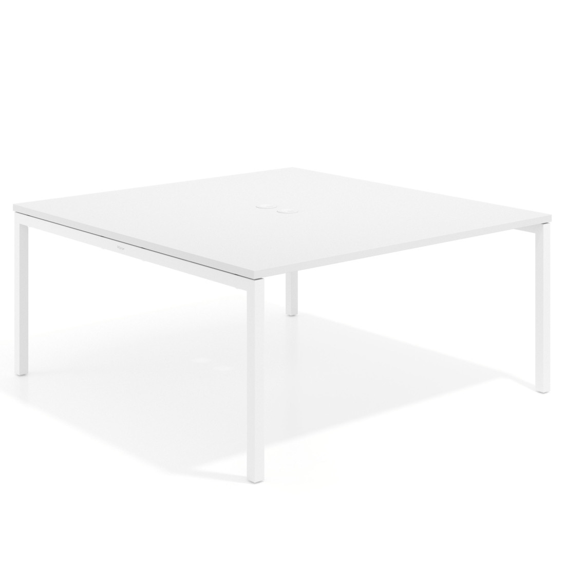 mesa co working 120x166 blanco mate kube mesa coworking fondo 166cm recto 1