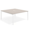 mesa co working 120x166 gris coco kube mesa coworking fondo 166cm recto 1