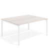 mesa multipuesto 100x126 california kube mesa bench fondo 126cm recto 1