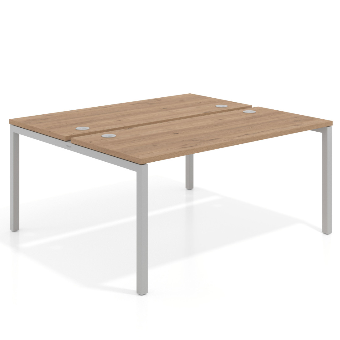 mesa multipuesto 160x142 naturale kube mesa bench fondo 142cm recto 1