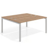 mesa multipuesto 160x142 naturale kube mesa bench fondo 142cm recto 1