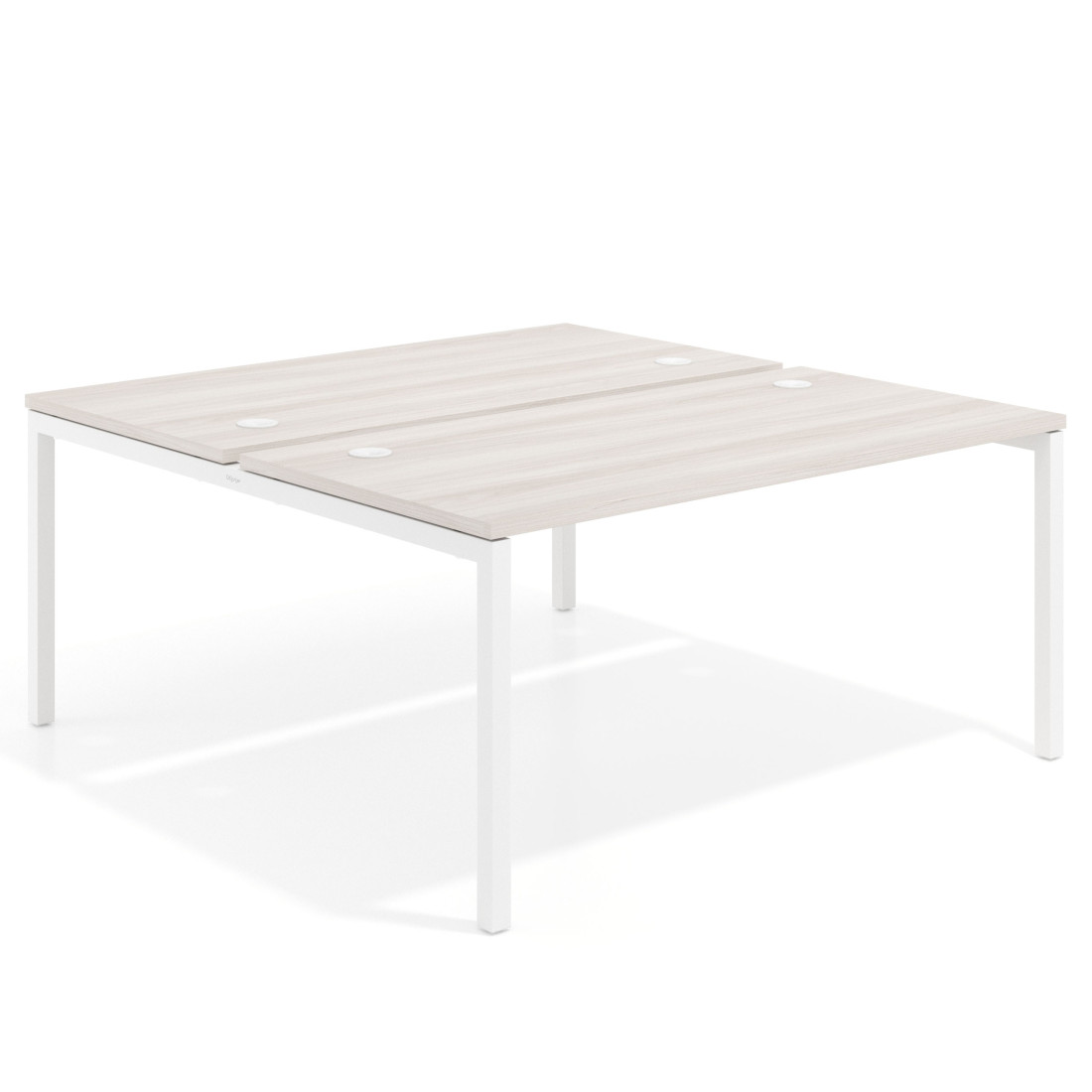 mesa multipuesto 100x166 california kube mesa bench fondo 166cm recto 1