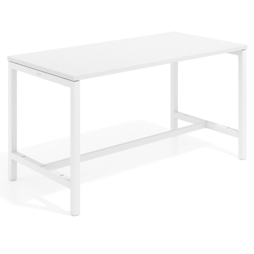 Mesa de trabajo expositor Kube estructura blanca - 100x80