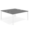 mesa multipuesto 100x166 gris tormenta kube mesa bench fondo 166cm recto 1