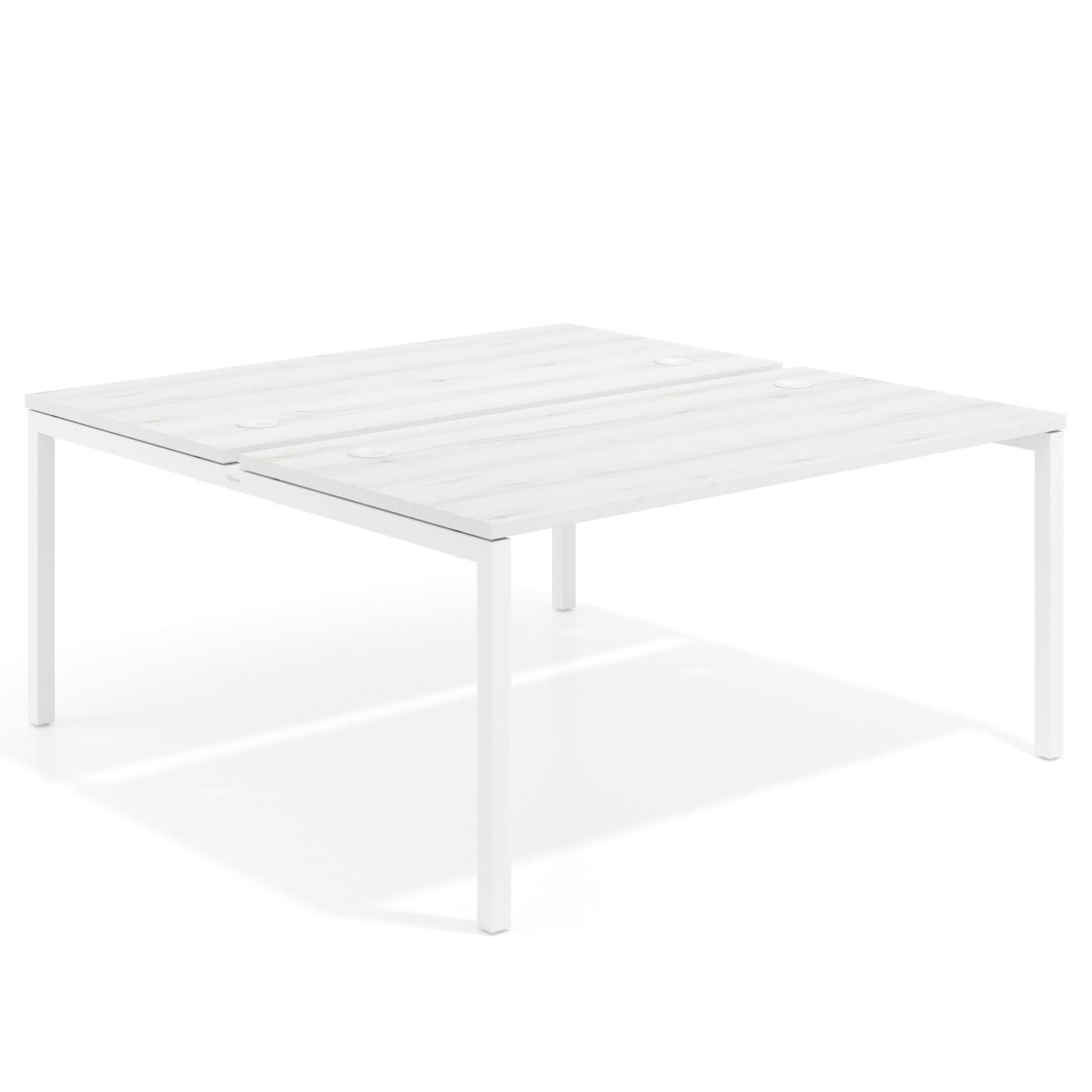 mesa multipuesto 100x166 albo kube mesa bench fondo 166cm recto 1