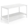 mesa de colectividad 100x80 albo kube mesa expositor 2 alturas recto 1