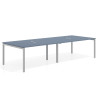 mesa multipuesto 240x126 azul talco kube mesa coworking doble fondo 126cm recto 1