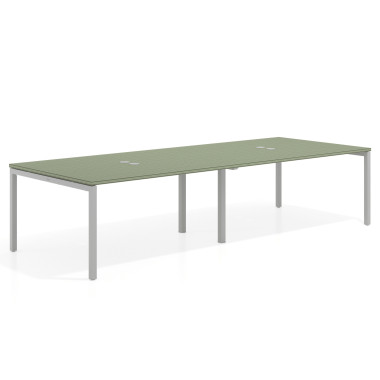Mesa coworking doble fondo 126cm