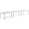 mesa multipuesto 360x126 california kube mesa coworking triple fondo 126cm recto 1