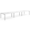 mesa multipuesto 360x126 blanco mate kube mesa coworking triple fondo 126cm recto 1