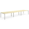 mesa multipuesto 360x126 salvia kube mesa coworking triple fondo 126cm recto 1