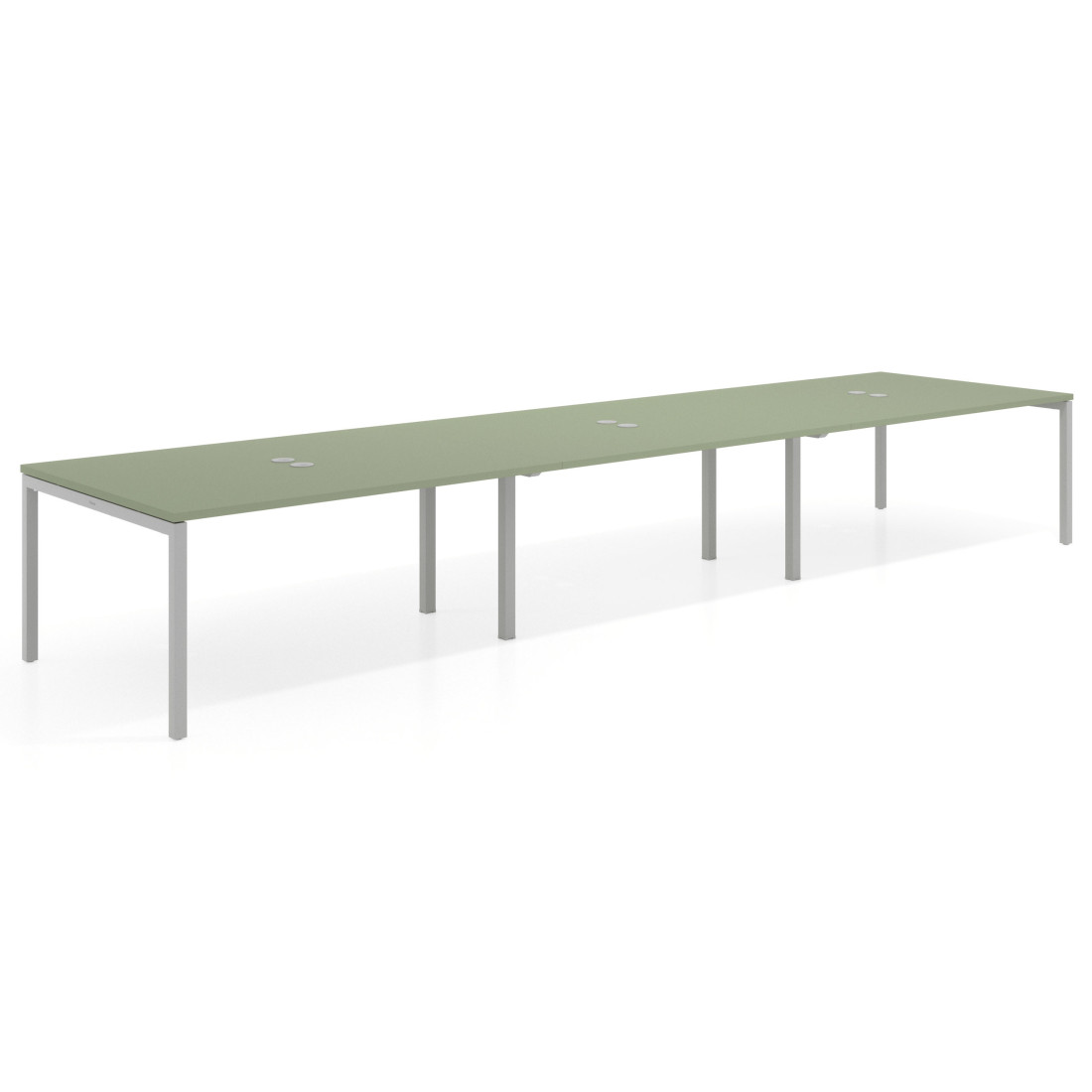 mesa multipuesto 360x126 sauce kube mesa coworking triple fondo 126cm recto 1