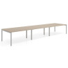mesa multipuesto 360x126 canvas kube mesa coworking triple fondo 126cm recto 1