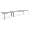 mesa multipuesto 360x126 iris kube mesa coworking triple fondo 126cm recto 1