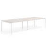 mesa multipuesto 240x126 california kube mesa coworking doble fondo 126cm recto 1