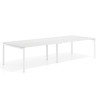mesa multipuesto 360x126 albo kube mesa coworking doble fondo 126cm recto 1