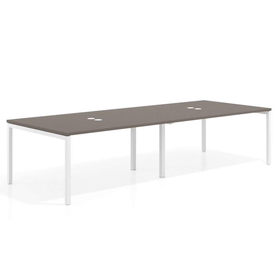 mesa multipuesto 240x126 etna kube mesa coworking doble fondo 126cm recto 1