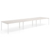 mesa multipuesto 360x126 california kube mesa coworking triple fondo 126cm recto 1
