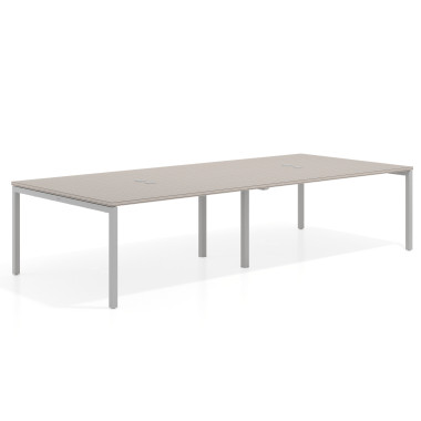 Mesa coworking doble fondo 142cm
