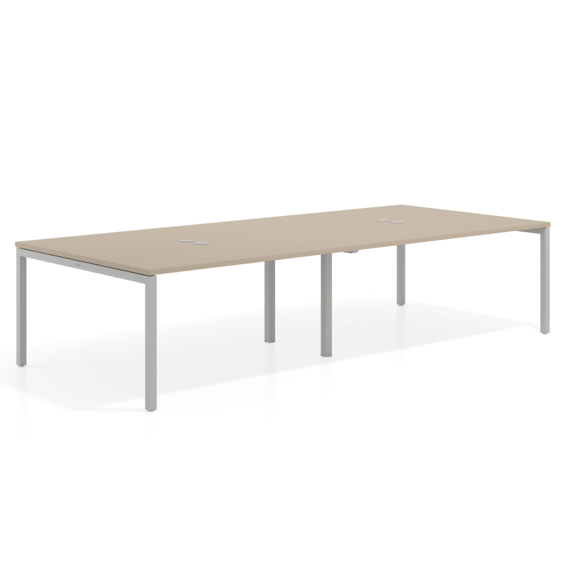 mesa co working 240x142 canvas kube mesa coworking doble fondo 142cm recto 1
