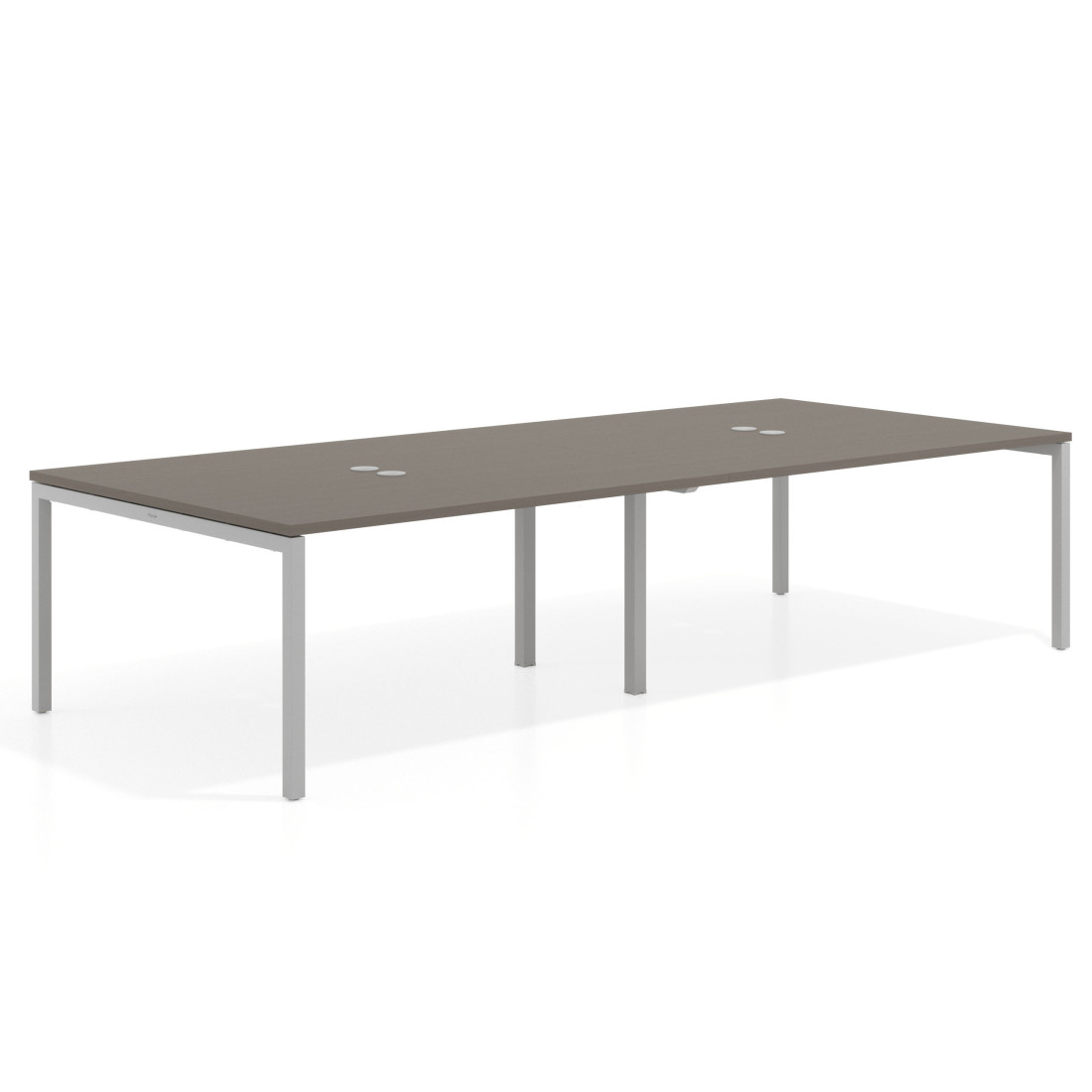 mesa co working 240x142 etna kube mesa coworking doble fondo 142cm recto 1