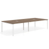 mesa co working 240x142 noce sabi kube mesa coworking doble fondo 142cm recto 1