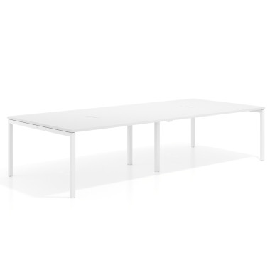 Mesa coworking doble fondo 142cm