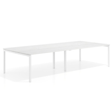 Mesa coworking doble fondo 142cm