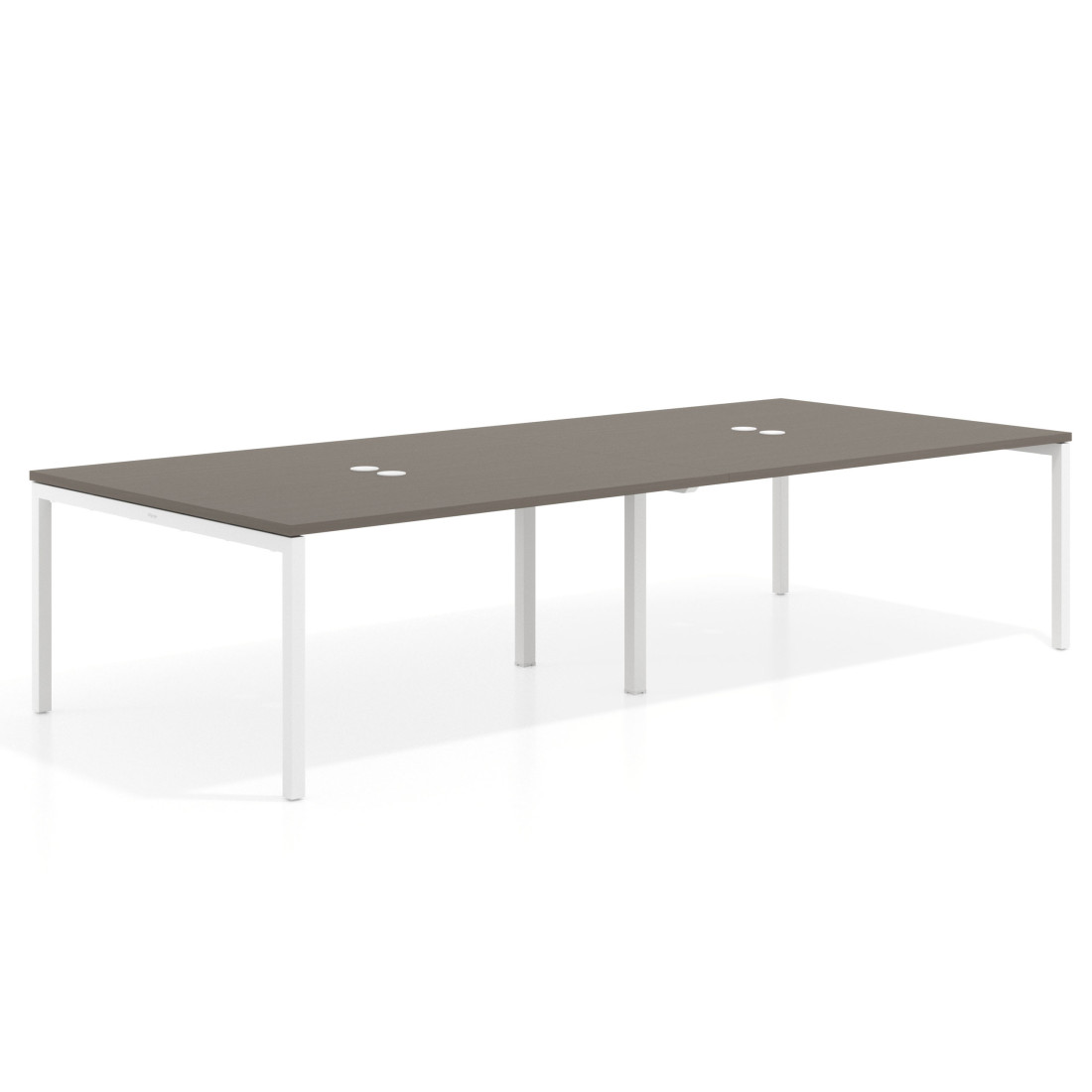 mesa co working 240x142 etna kube mesa coworking doble fondo 142cm recto 1