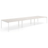 mesa multipuesto 360x142 california kube mesa coworking triple fondo 142cm recto 1