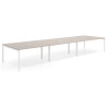 mesa multipuesto 360x142 gris coco kube mesa coworking triple fondo 142cm recto 1