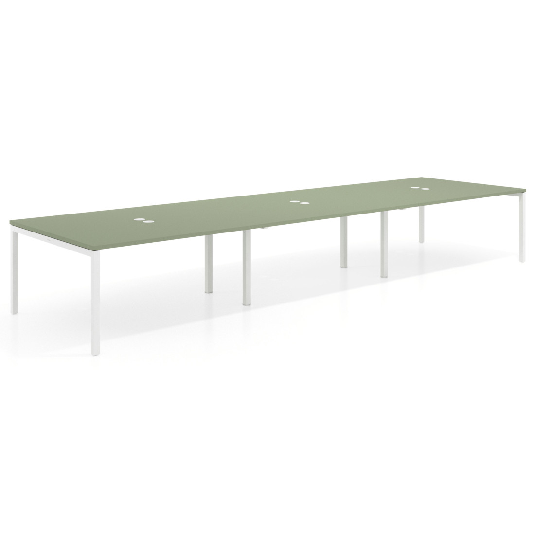 mesa multipuesto 360x142 sauce kube mesa coworking triple fondo 142cm recto 1