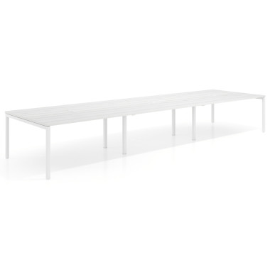 Mesa coworking triple fondo 142cm