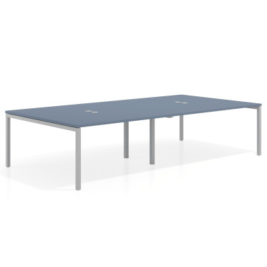 Mesa coworking doble fondo 166cm