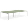 mesa multipuesto 240x166 sauce kube mesa coworking doble fondo 166cm recto 1