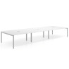mesa multipuesto 360x166 blanco mate kube mesa coworking triple fondo 166cm recto 1