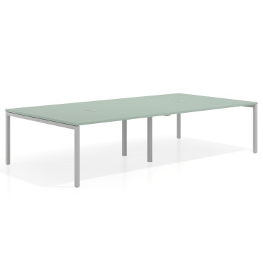 Mesa coworking doble fondo 166cm