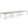 mesa multipuesto 360x166 rayado coco kube mesa coworking triple fondo 166cm recto 1