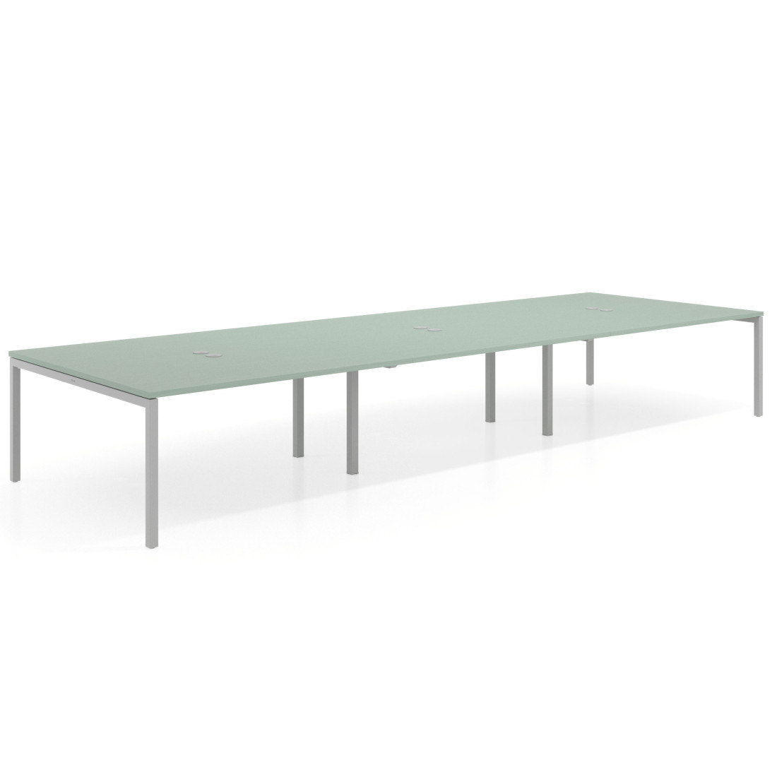 mesa multipuesto 360x166 iris kube mesa coworking triple fondo 166cm recto 1