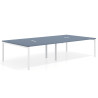 mesa multipuesto 240x166 azul talco kube mesa coworking doble fondo 166cm recto 1