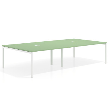 Mesa coworking doble fondo 166cm