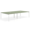 mesa multipuesto 240x166 sauce kube mesa coworking doble fondo 166cm recto 1